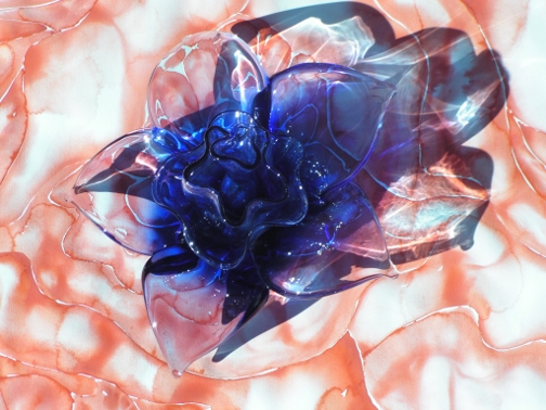 Image Glass on Watercolor