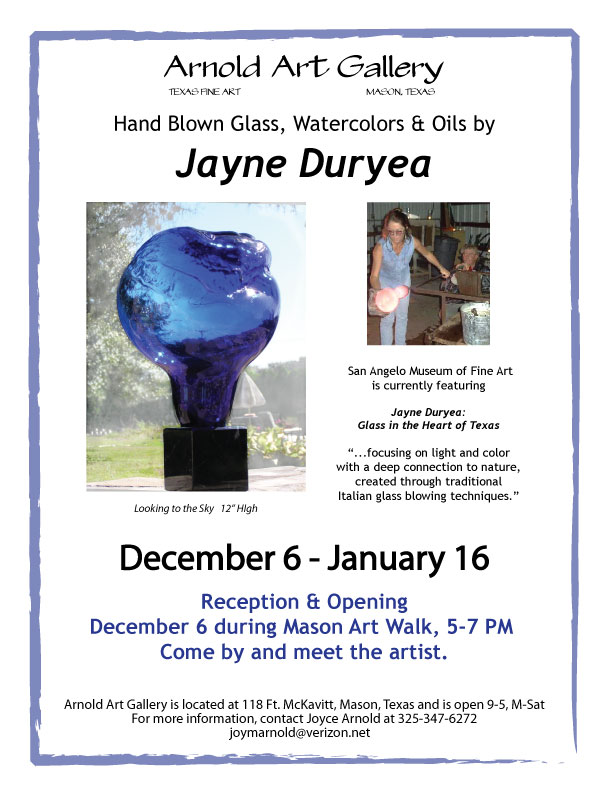 Arnold Art Gallery, Mason, Texas