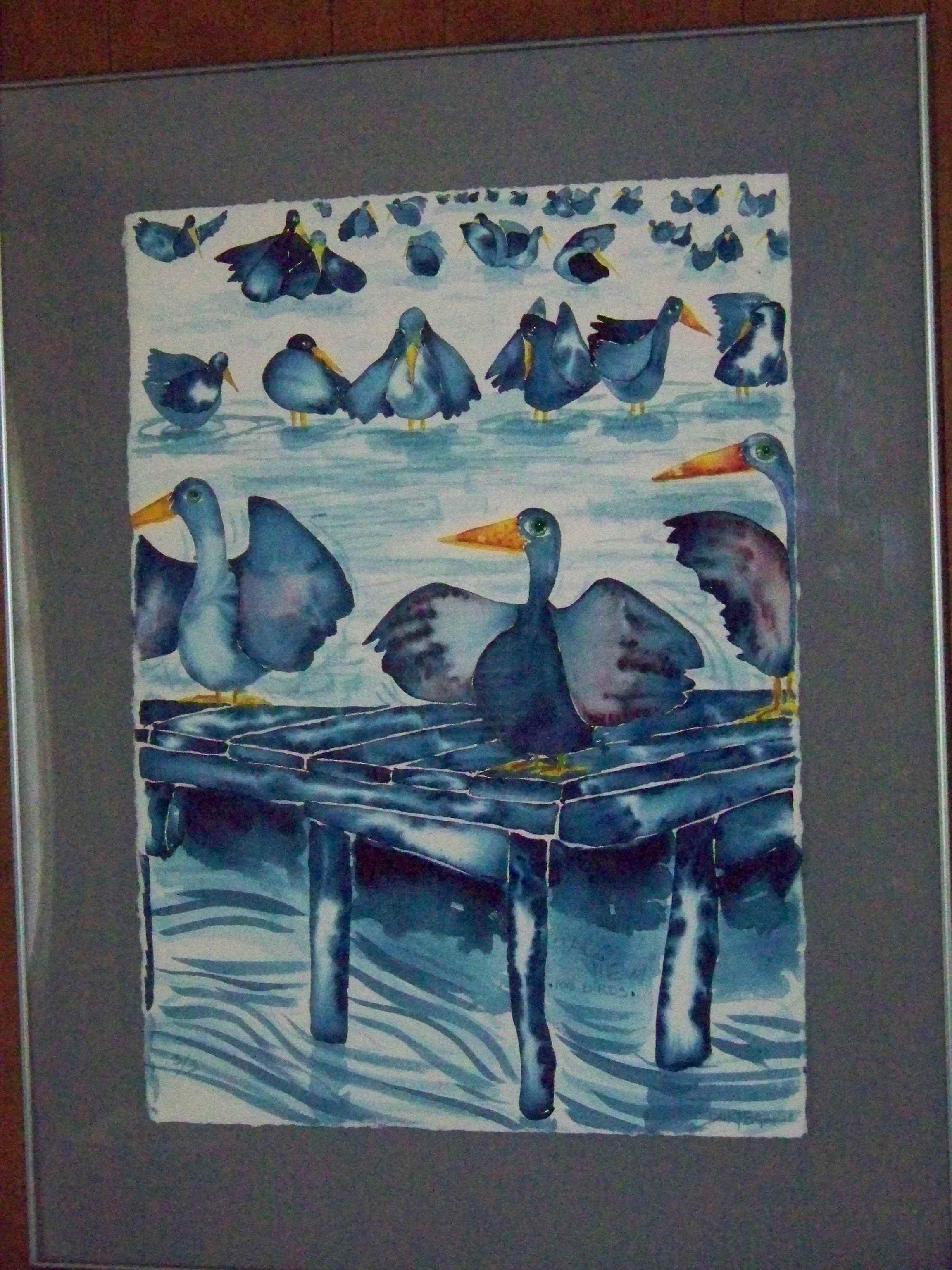 Photo of watercolor painting.