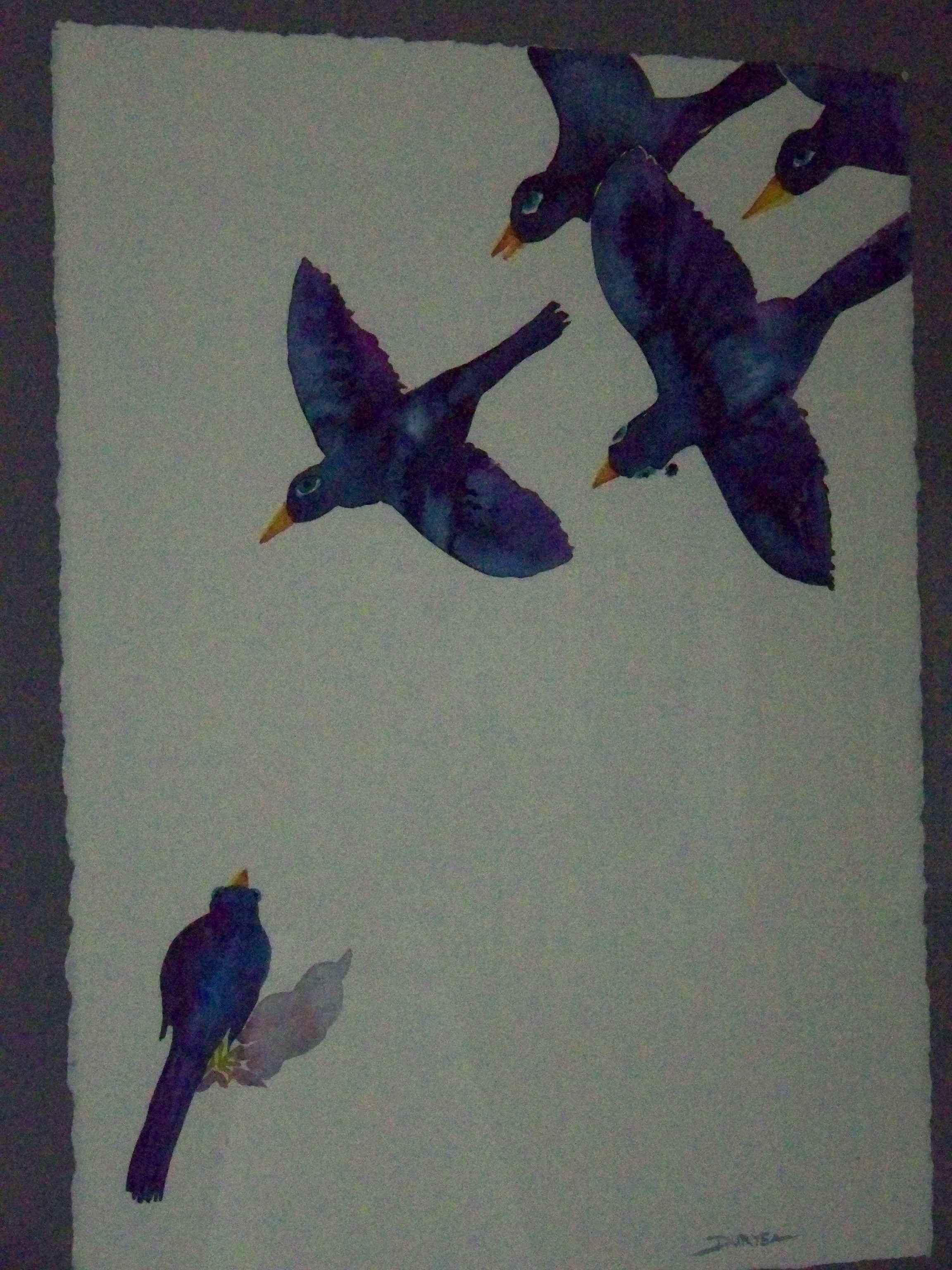 Photo of watercolor painting.