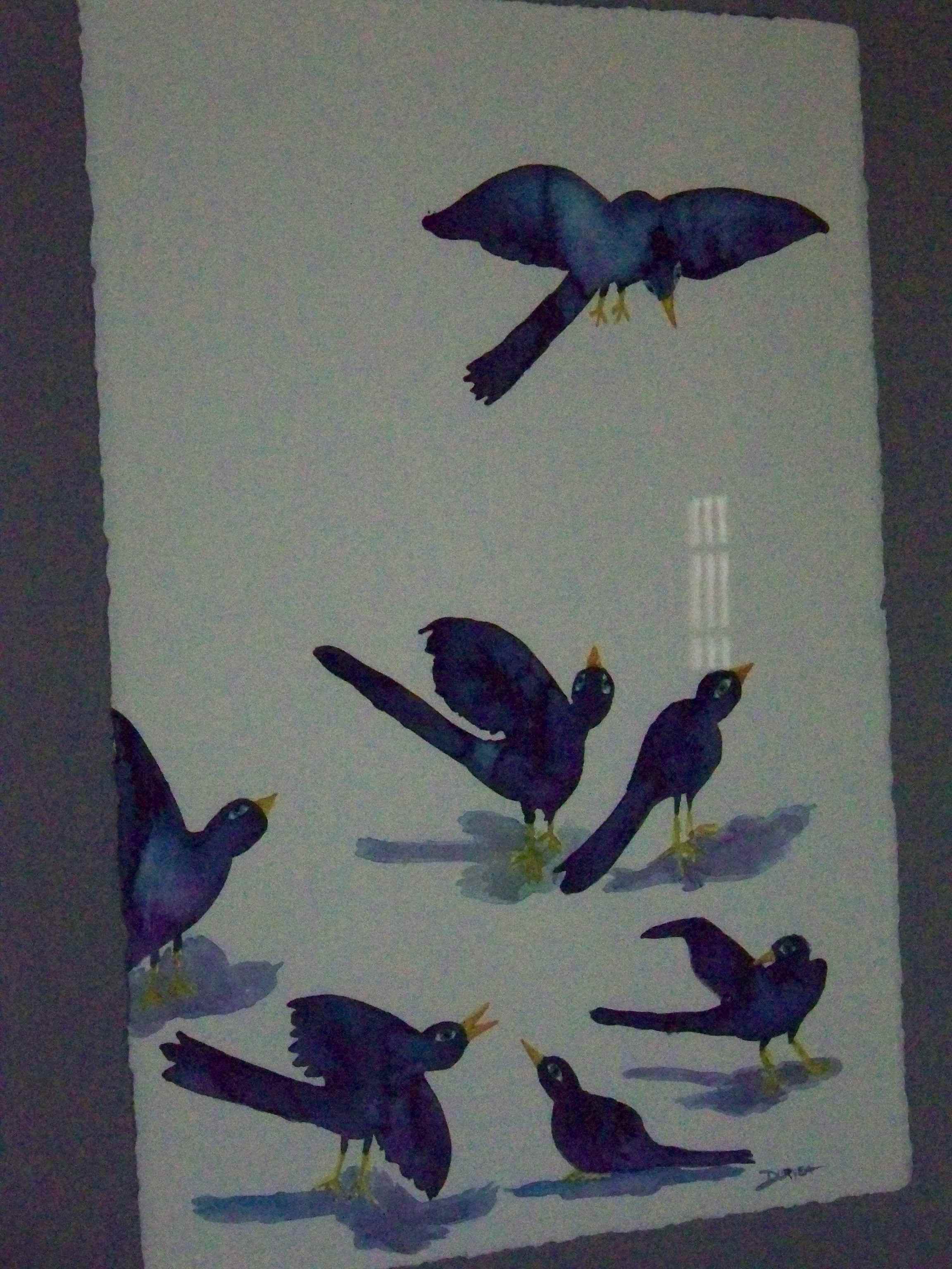 Photo of watercolor painting.