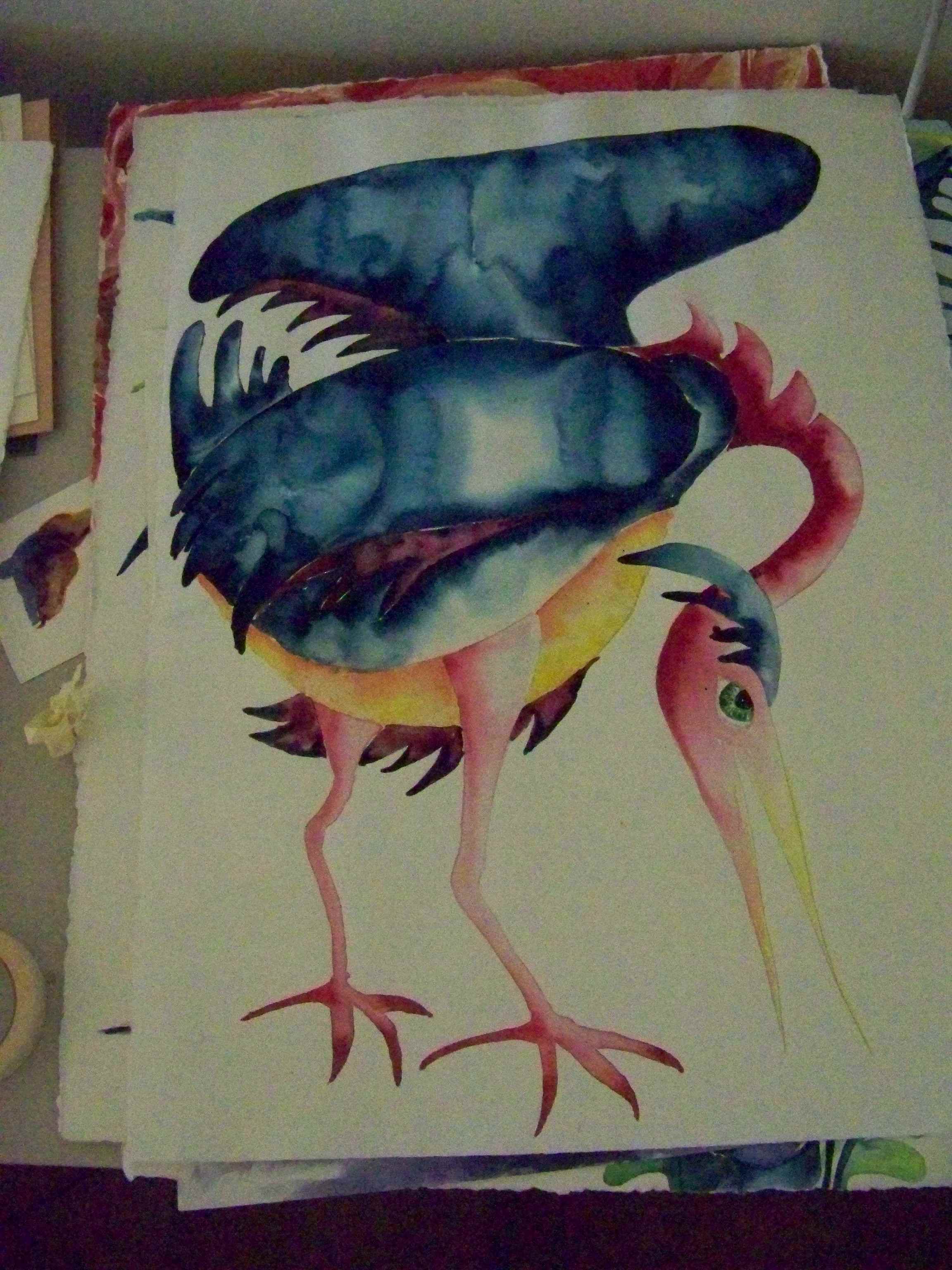 Photo of watercolor painting.