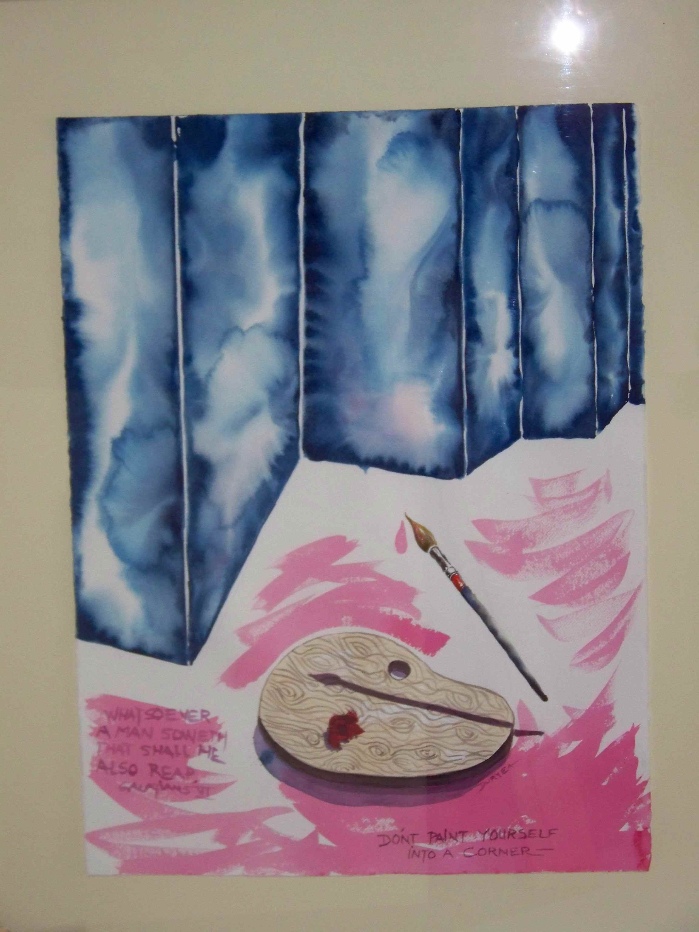 Photo of watercolor painting.