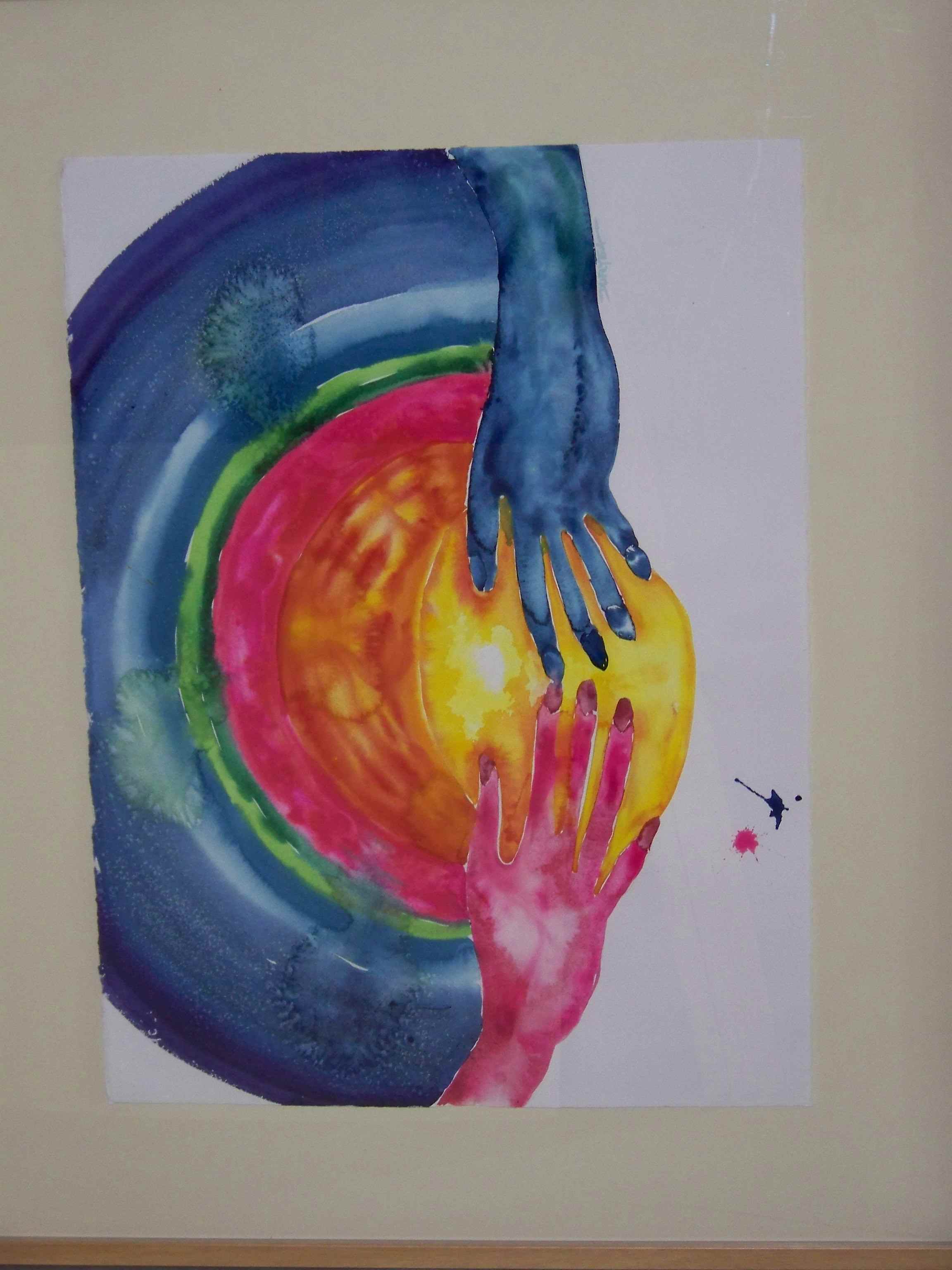 Photo of watercolor painting.