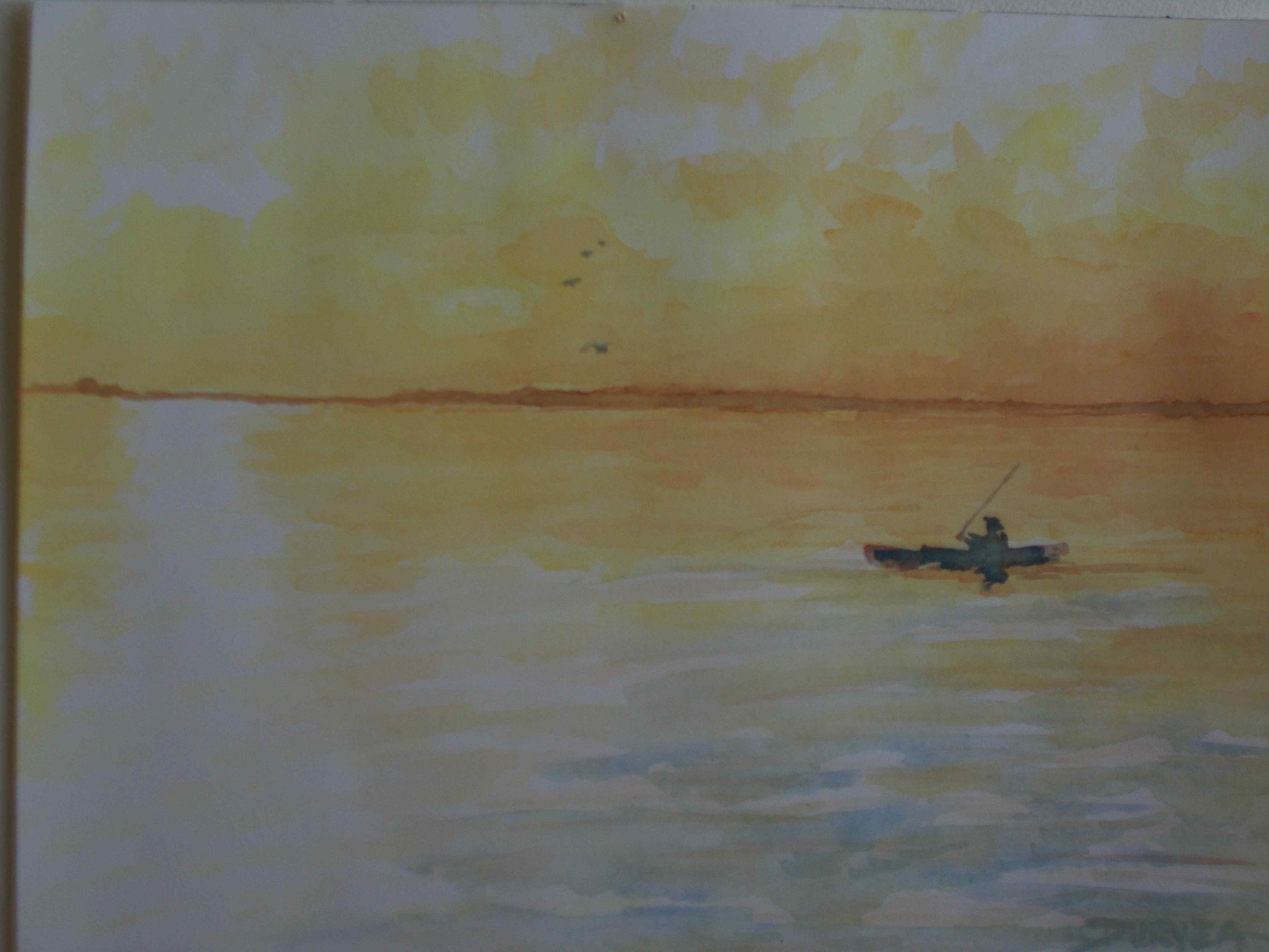 Photo of watercolor painting.