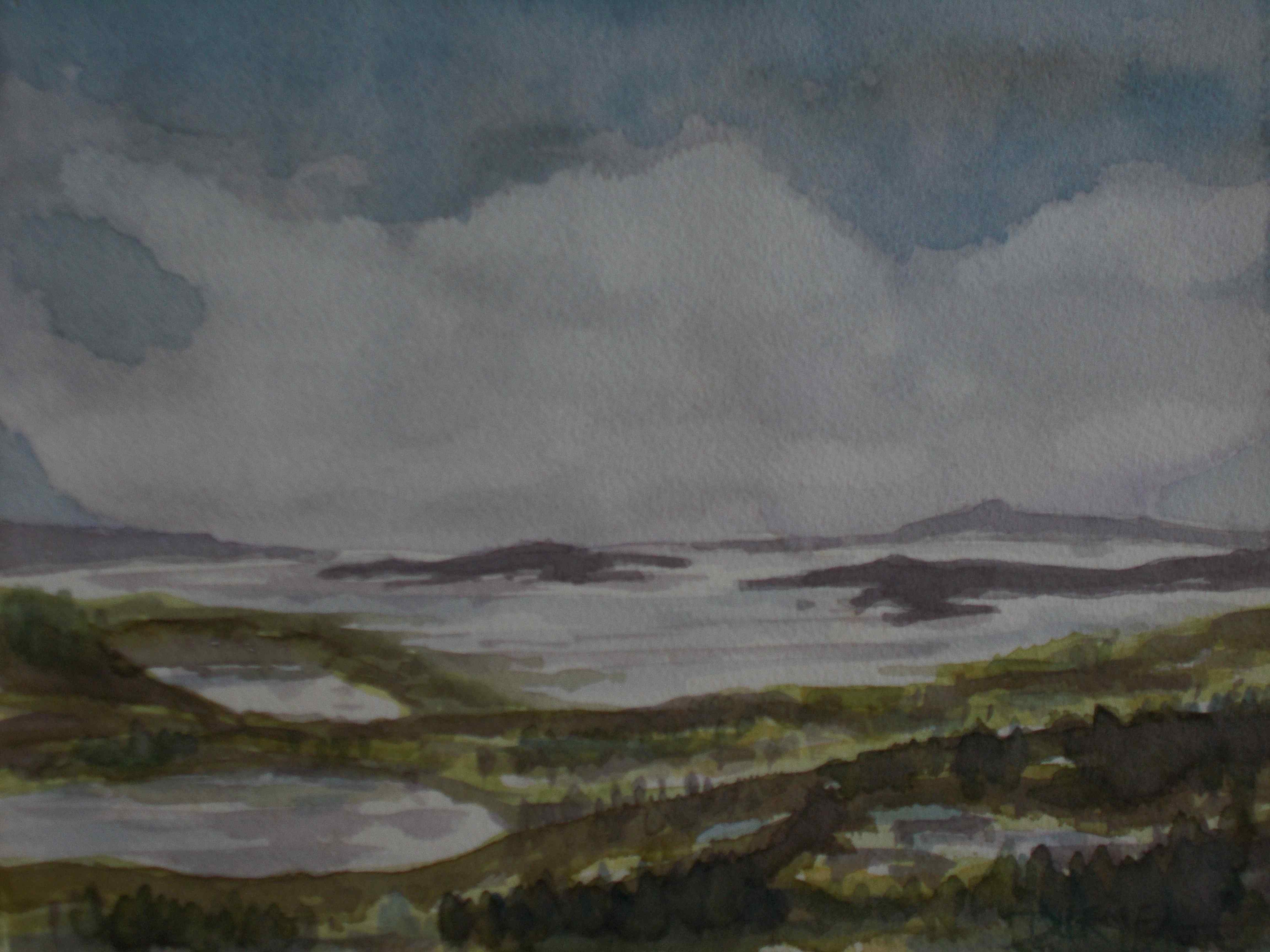 Photo of watercolor painting.