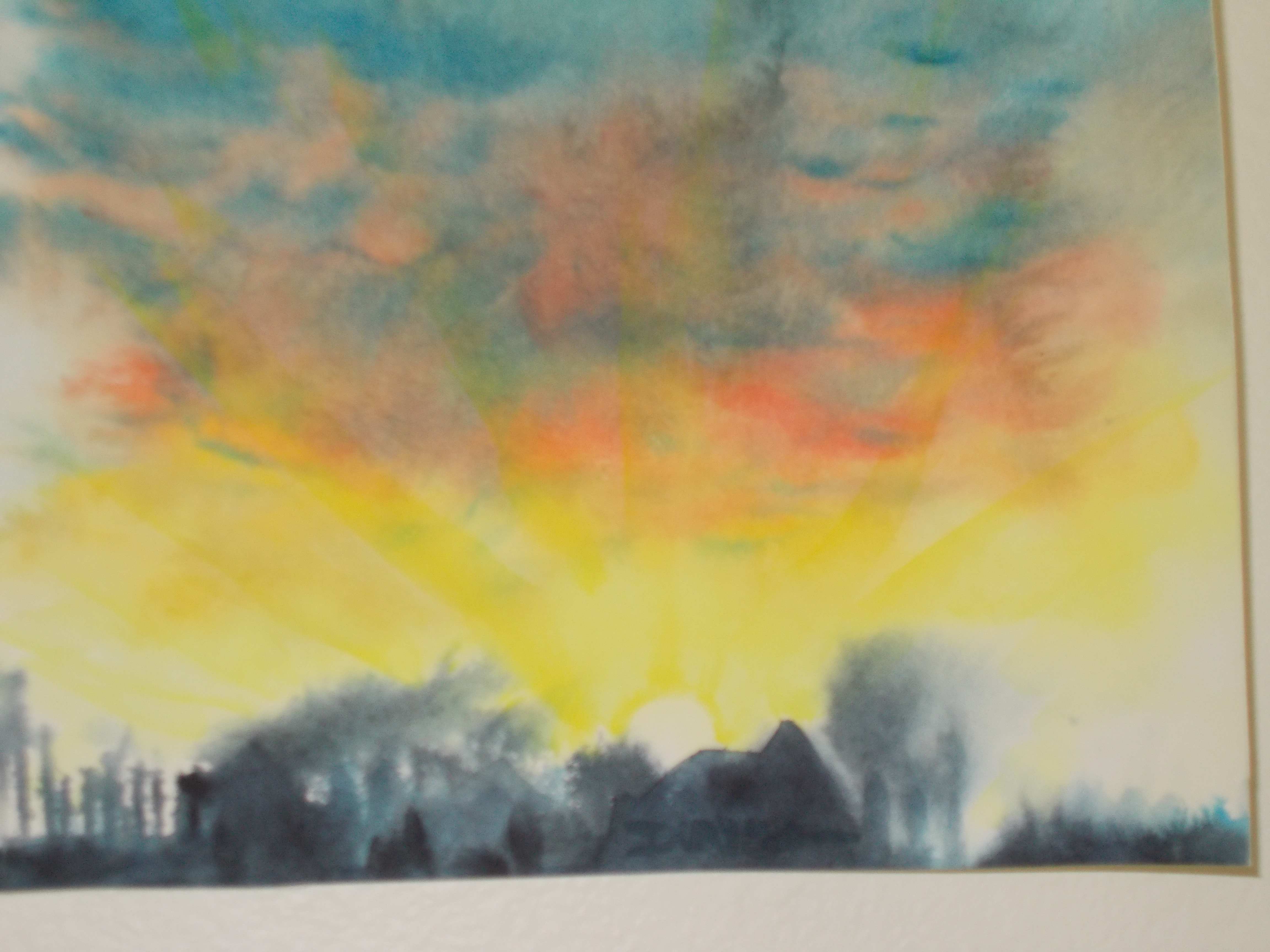 Photo of watercolor painting.