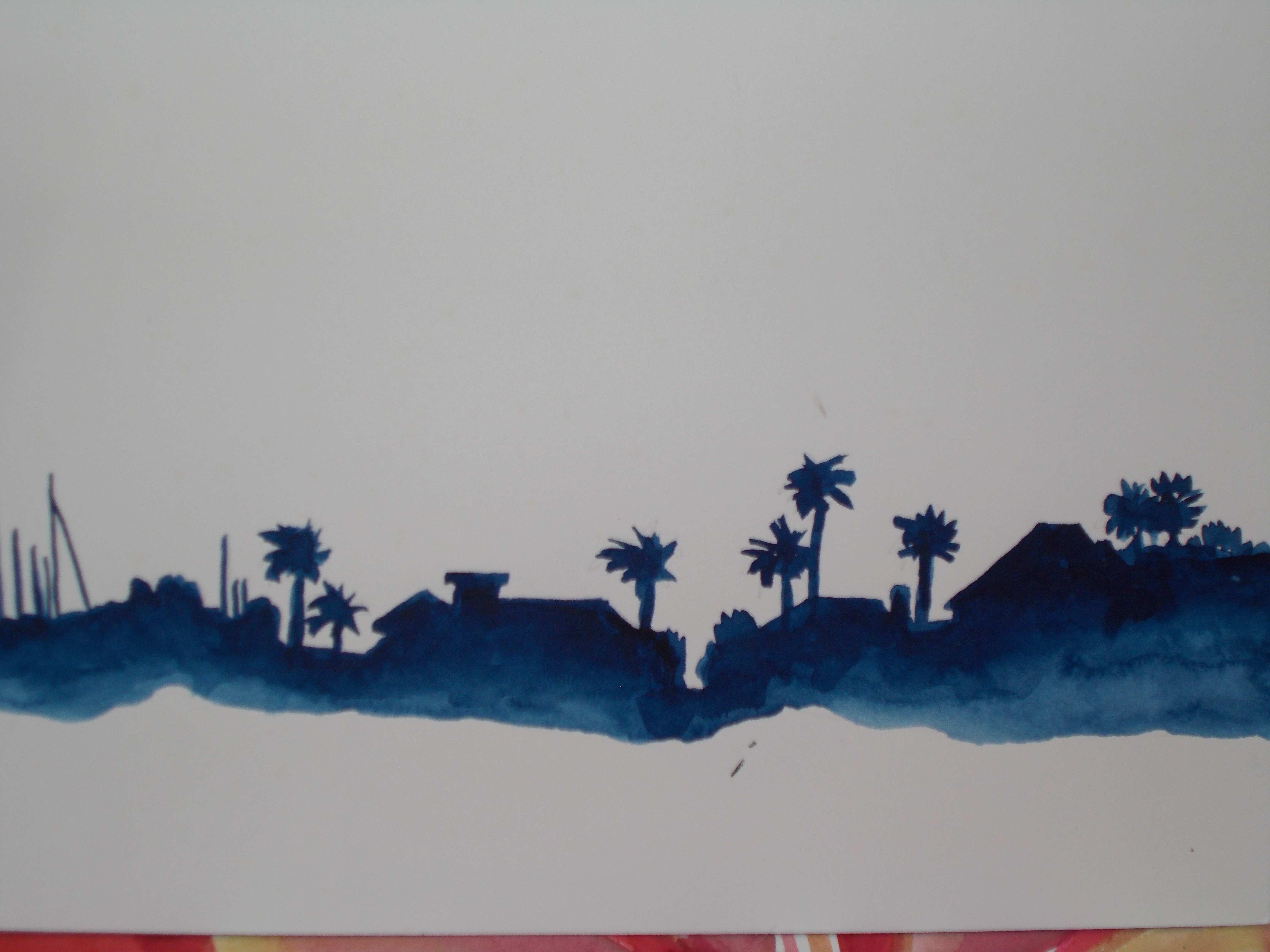 Photo of watercolor painting.